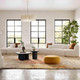 Fickle Cream Boucle 5-Piece Modular Chaise Sectional | BeBoldFurniture
