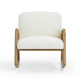Bonney Cream Performance Fabric Rocking Chair | BeBoldFurniture