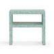 Derry Blue Capiz Shell Nightstand | BeBoldFurniture
