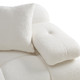 Calliope Cream Vegan Shearling Modular Sofa| BeBoldFurniture