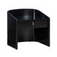 Collins Black Lacquer Nightstand | BeBoldFurniture