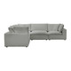 Cali Slate Performance Fabric Modular L-Sectional | BeBoldFurniture