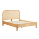 Grappa Natural Wood & Rattan Bed | BeBoldFurniture