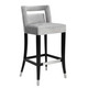 Hart Grey Velvet Bar Stool | BeBoldFurniture