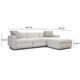 Perry Cream Chenille Modular Sectional | BeBoldFurniture