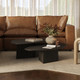 Roche Black Ash Low Coffee Table | BeBoldFurniture