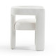 Sloane Bone White Upcycled Fabric Chair | BeBoldFurniture 