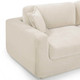 Miri Cream Upcycled Washed Velvet Sofa | BeBoldFurniture