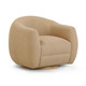Judy Honey Boucle Swivel Chair | BeBoldFurniture