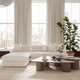 Lulu Cream Boucle Modular LAF Sectional | BeBoldFurniture