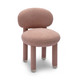 Manu Rose Pink Performance Boucle Side Chair | BeBoldFurniture