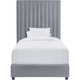 Arabelle Grey Bed Twin Size In Houston | BeBoldFurniture 