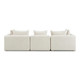 Hangover Cream Heavy Textured Fabric Sofa | BeBoldFurniture