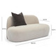 Carraway Taupe Upcycled Chenille Loveseat | BeBoldFurniture