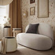 Carraway Taupe Upcycled Chenille Loveseat | BeBoldFurniture