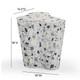 Slab Black & White Riverbed Terrazzo Side Table | BeBoldFurniture