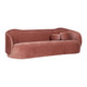 Circe Mauve Textured Velvet Sofa | BeBoldFurniture