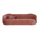 Circe Mauve Textured Velvet Sofa | BeBoldFurniture