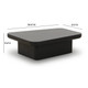 Yoko Black Large Coffee Table | BeBoldFurniture