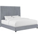 Arabelle Grey Bed King Size In Houston | BeBoldFurniture 