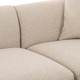 Sylvie Cream Boucle 3-Piece Sectional | BeBoldFurniture