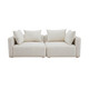 Hangover Cream Boucle Loveseat | BeBoldFurniture