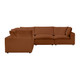 Cali Rust Performance Fabric Modular L-Sectional | BeBoldFurniture