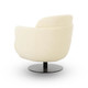 Solange Cream Velvet Swivel Chair | BeBoldFurniture
