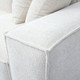 Mindy Cream Chenille Basketweave Modular Sectional | BeBoldFurniture
