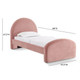 Moon Rose Upcycled Chenille Twin Bed | BeBoldFurniture