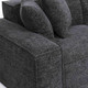 Mindy Charcoal Chenille Basketweave Modular Sectional | BeBoldFurniture