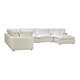 Cali Natural Performance Fabric Modular Large Chaise Sectional | BeBoldFurniture