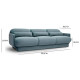 Azalea 90.5" Performance Velvet Sofa