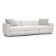 Perry 96" Cream Performance Chenille Modular Sofa