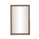 Cheyanne 29"X44" Carved Solid Wood Rectangular Wall Mirror