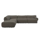 Zenith 5-Piece Contract-Grade Upcycled Fabric Modular Sectional