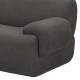Zenith 80" Contract-Grade Upcycled Fabric Modular Loveseat
