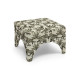 Raji Leopard Performance Jacquard Ottoman
