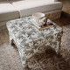 Raji Leopard Performance Jacquard Ottoman