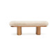 Ollie 48" Contract-Grade Straight Vegan Shearling Bench