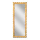 Bama 29.1"X75" Long Natural Rattan Wall Mirror