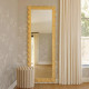 Bama 29.1"X75" Long Natural Rattan Wall Mirror
