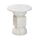 Chip Faux Marble Indoor/Outdoor Side Table