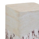 Brut Faux Travertine & Breccia Concrete Indoor/Outdoor Side Table