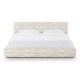 Isla Cream Jacquard Pattern Bed