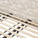 Isla Cream Jacquard Pattern Bed