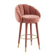 Myla Performance Velvet Swivel Stool