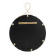 Ravina 24"X31" Braided Brass Round Wall Mirror