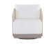 Allariz Swivel Armchair - Greige