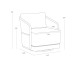 Allariz Swivel Armchair - Greige